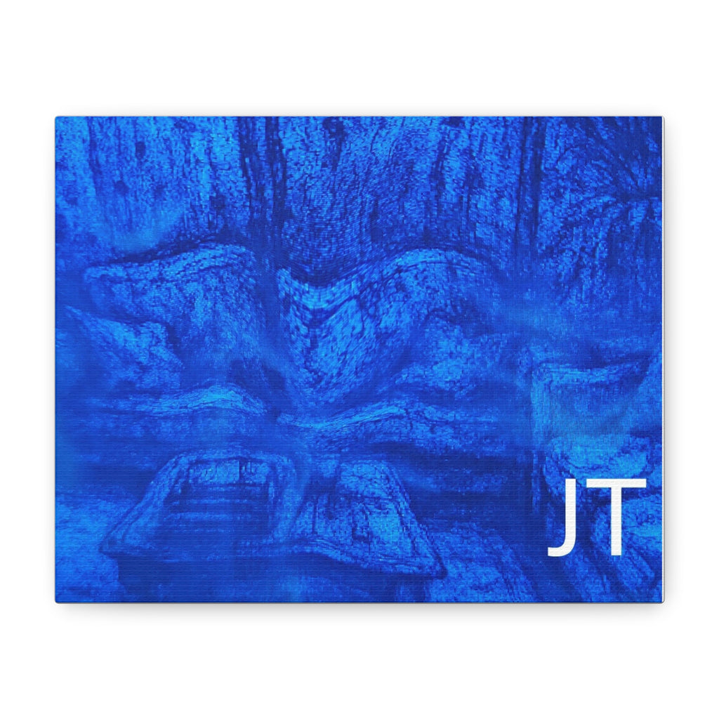 Matte Canvas from Blue The Journey, Stretched, 1.25"